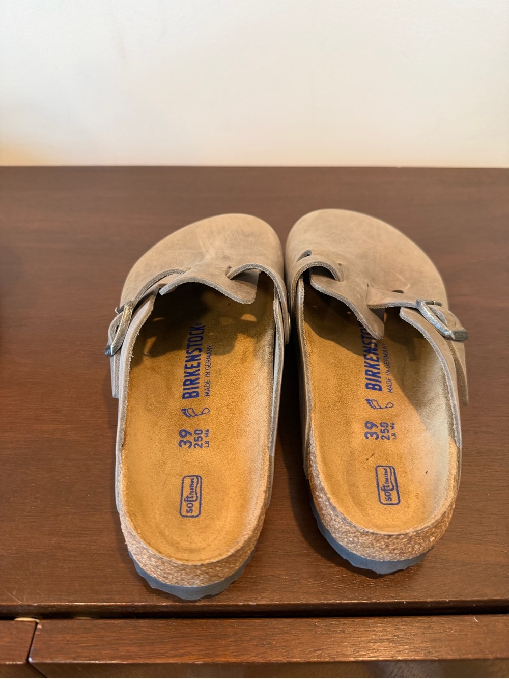 Birkenstock Boston Clogs Leather Size 39 - Picture 14 of 14